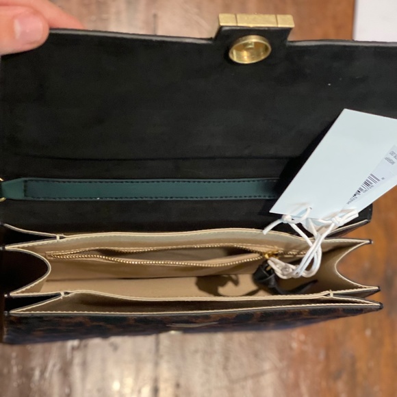 BRAND NEW LEOPARD FRAME HAND BAG - Picture 6 of 8